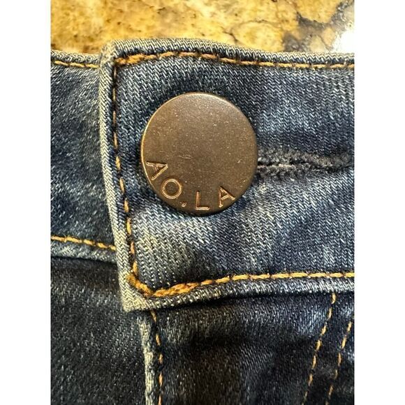 AO.LA Alice+Olivia You Look Good Mid Rise Skinny Star Crossed Jeans 26W X 27L - Picture 10 of 14